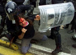 Scontri al G8 di Genova.